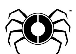 The logo of Projekt Arachnid shows a stylised spider.