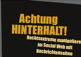 Faltblatt: Achtung HINTERHALT!