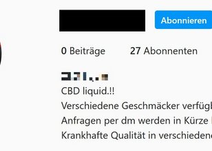Cannabis-Produkte mit synthetischen psychoaktiven Substanzen