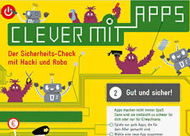 Plakat: Clever mit Apps