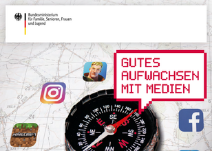 Broschüre: Gutes Aufwachsen mit Medien - Online dabei - aber sicher! (2020/21)